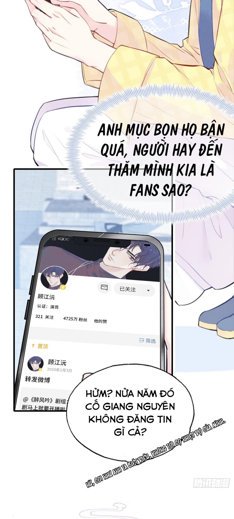 Anh Ấy Chưa Từng Rơi Xuống Chap 2 - Next Chap 3