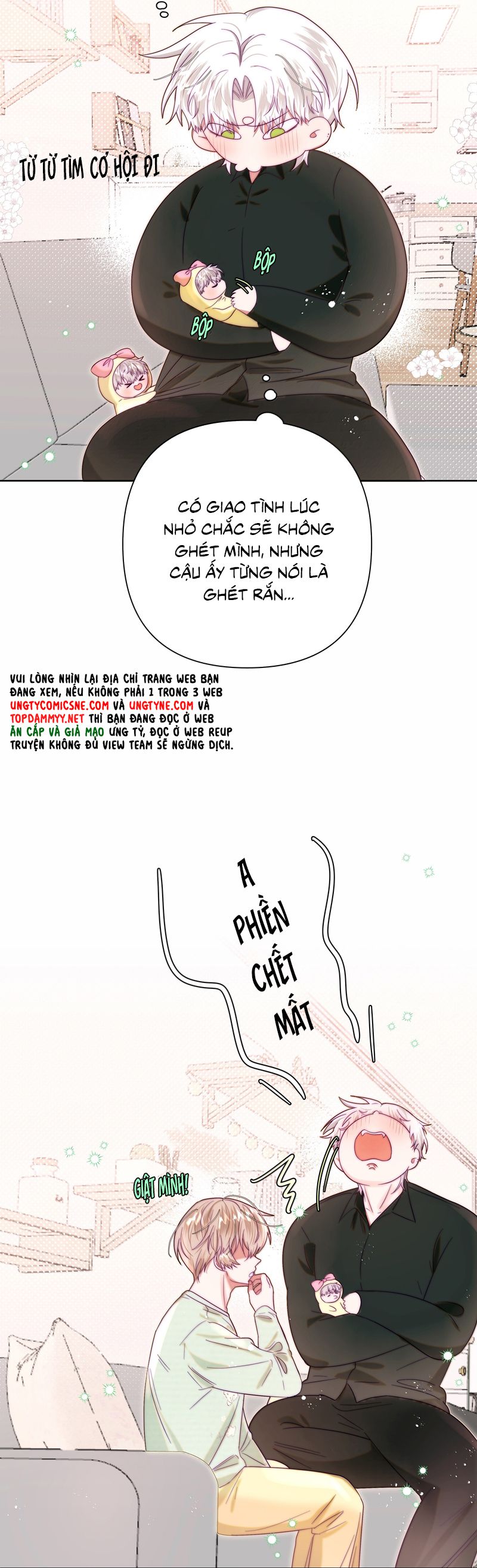 Sống Chung Cùng Kẻ Địch Trời Sinh Chapter 18 Ngực Bự Mlem~~~ - Next Chapter 19