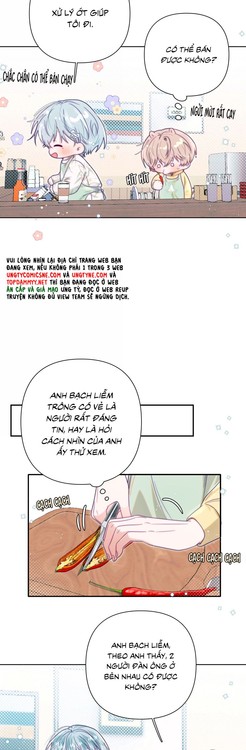 Sống Chung Cùng Kẻ Địch Trời Sinh Chapter 18 Ngực Bự Mlem~~~ - Next Chapter 19