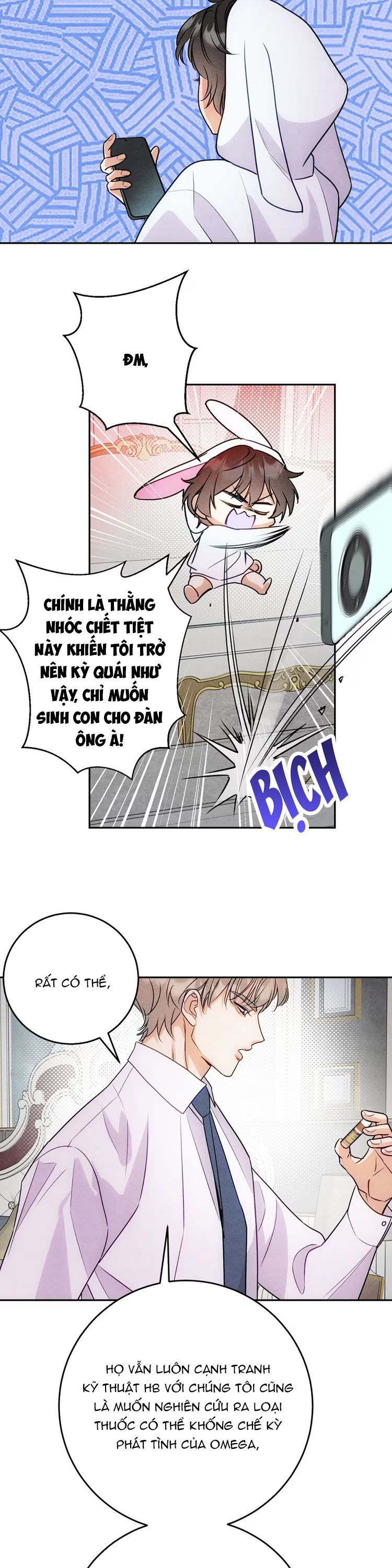 Xuyên Thành Con Ngỗng Vàng Của Đại Lão Alpha Chap 6 - Next Chap 7