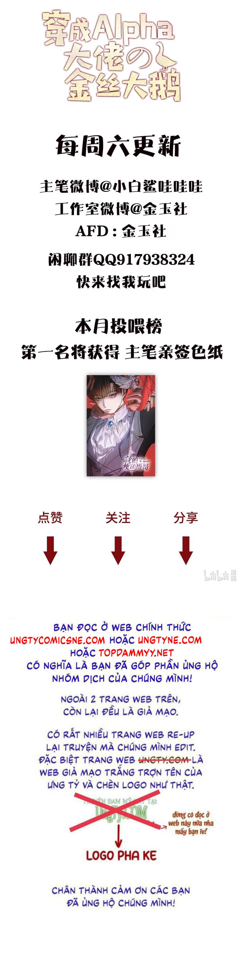 Xuyên Thành Con Ngỗng Vàng Của Đại Lão Alpha Chap 7 - Next Chap 8
