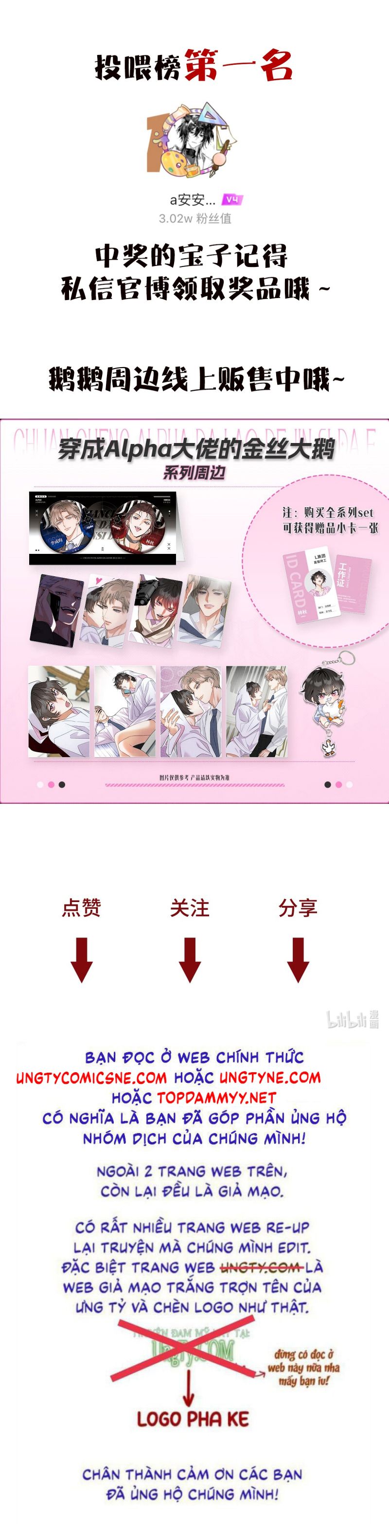Xuyên Thành Con Ngỗng Vàng Của Đại Lão Alpha Chap 12 - Next Chap 13