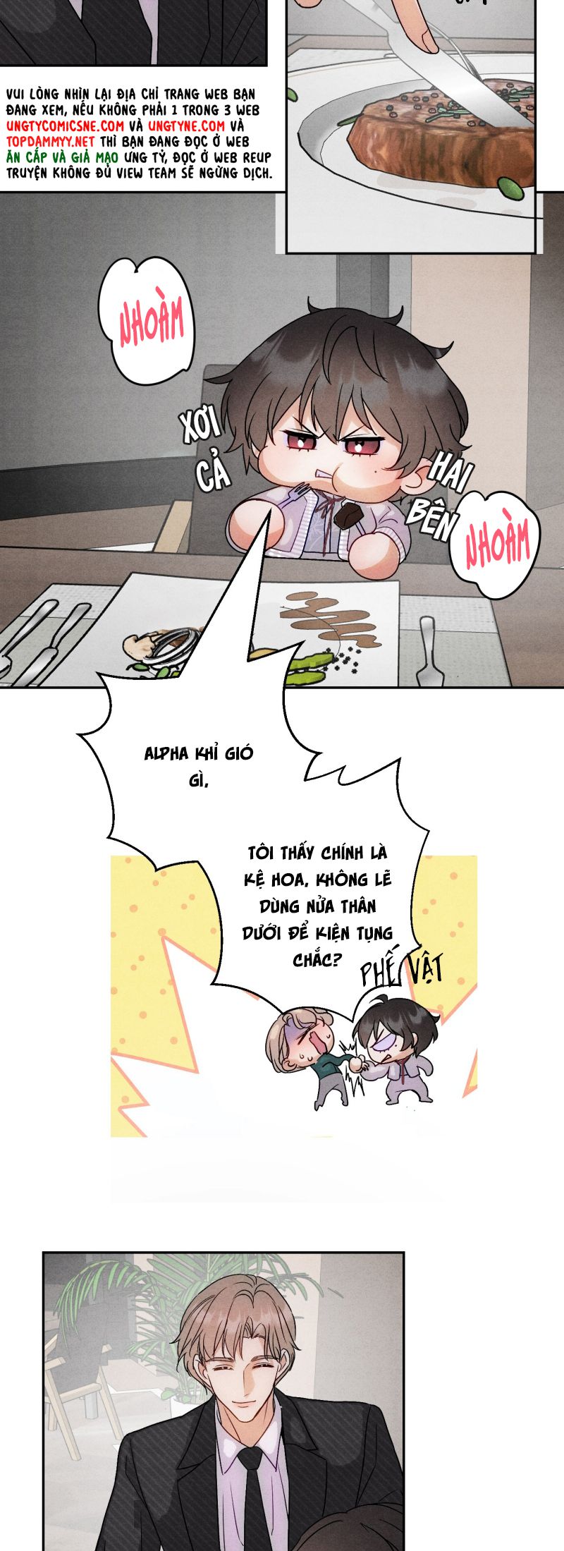 Xuyên Thành Con Ngỗng Vàng Của Đại Lão Alpha Chap 14 - Next Chap 15