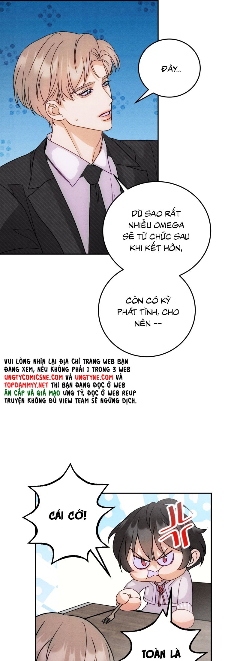 Xuyên Thành Con Ngỗng Vàng Của Đại Lão Alpha Chap 14 - Next Chap 15