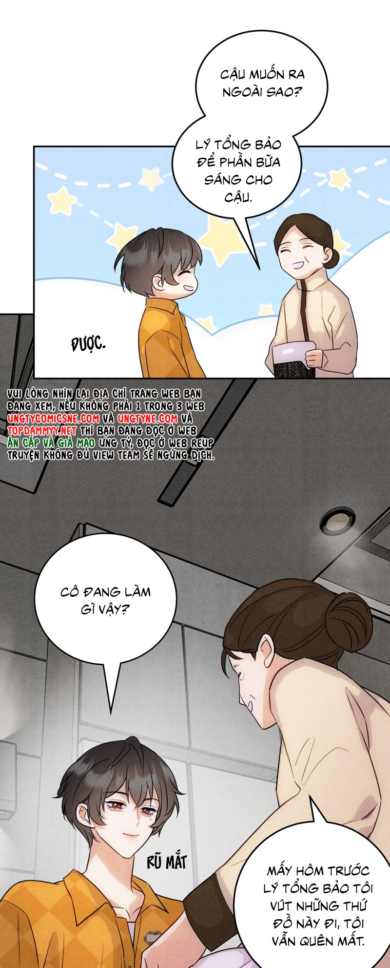 Xuyên Thành Con Ngỗng Vàng Của Đại Lão Alpha Chap 15 - Next Chap 16